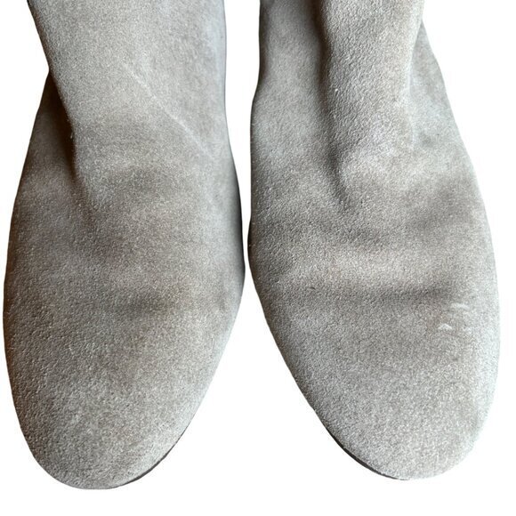 COACH Womens Taupe Bootie Pauline Size‎ 9 M Leather Ankle Boots Suede Strappy - Picture 6 of 16